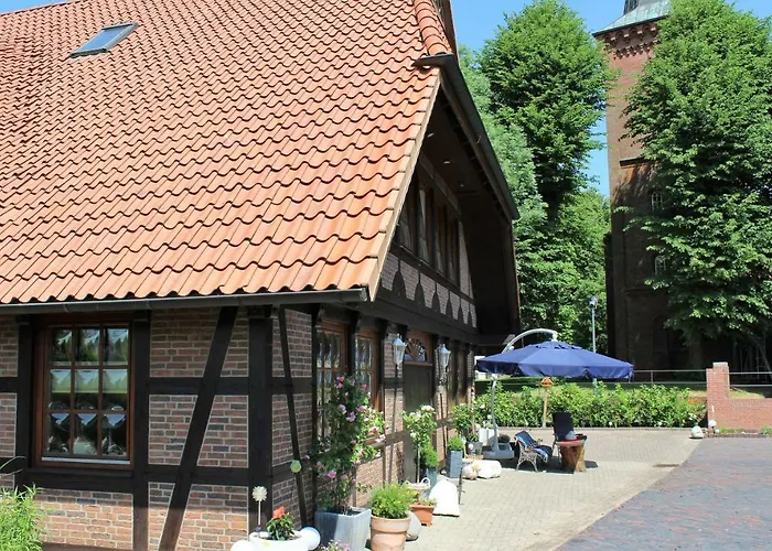 شقة Ferienwohnungen-deichgraf